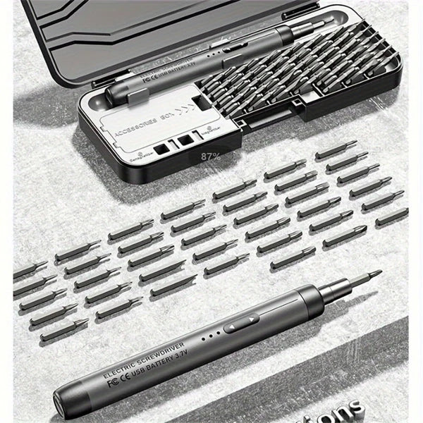 5 Pack 46-in-1 Small Precision Electric Screwdriver Repair Tool Kit