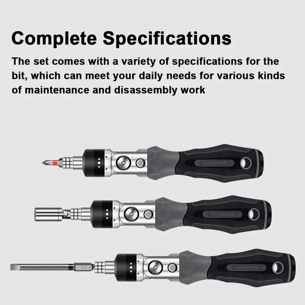 Ratchet Screwdriver Set Computer Repair Tools Box Multidirectional Repair Tools