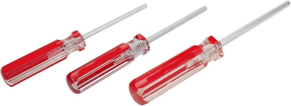 Hex Head Screwdriver Set Allen Three Sizes H4mm, Color