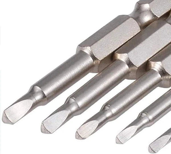 5 Pieces Magnetic Triangle Screwdriver Bits Set, 1/4 Inch Hex 1.8/2.0/2.3/2.7/3.
