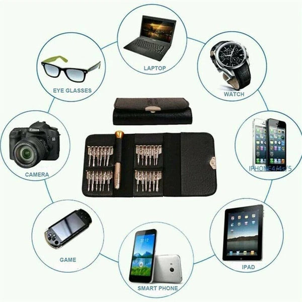 25 in 1 Precision Torx Screwdriver Set Cell Phone Repair Tools For iPhone Laptop