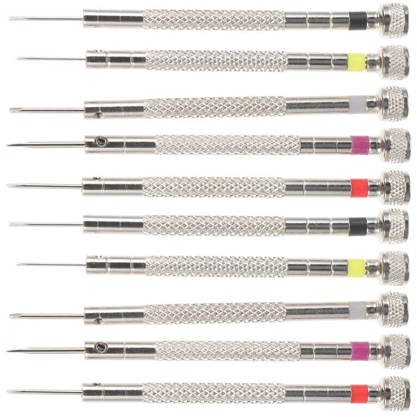 Flat Screwdriver Set Glasses Tools Adjust Watch Screwdrivers Eyeglass