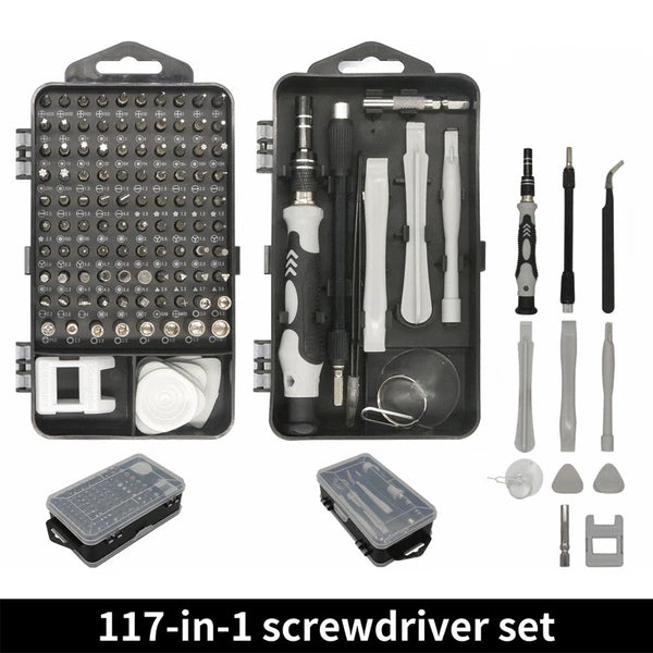 117 Pc Precision Screwdriver Set Tool Kit Torx For Laptop Watch Repair Tool Kit