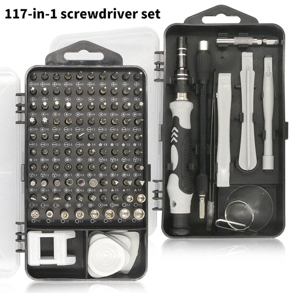 117 Pc Precision Screwdriver Set Tool Kit Torx For Laptop Watch Repair Tool Kit