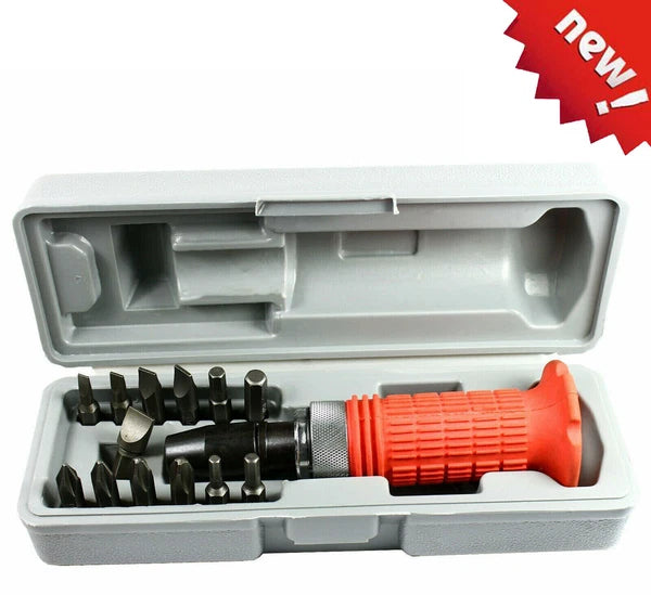 14 Pcs Heavy Duty Impact Driver Bits Screwdriver Set Tool Socket Kit with Case