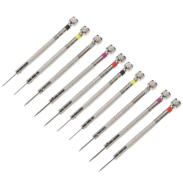 Flat Screwdriver Set Watch Fixing Tool Kit Eyeglass Repair Travel Tools