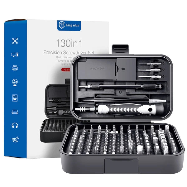 130 in 1 Precision Screwdriver Set Magnetic Bit Kit Precision Screwdriver Set