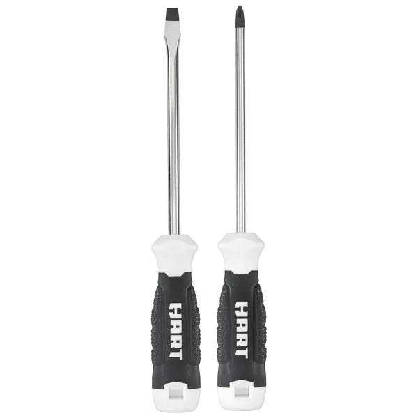 2-Piece Screwdriver Set with Comfort Grip Handle