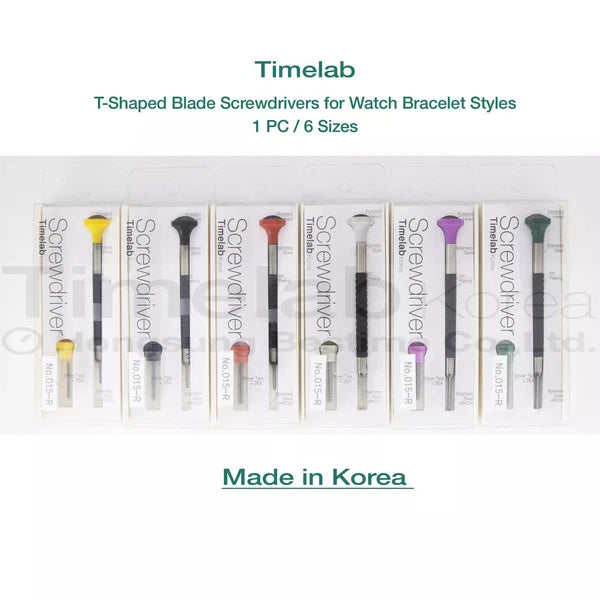 Horofix T-Blade Screwdriver with Spare Blades for Rolex Bracelet Link Screws