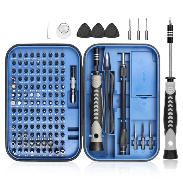 Precision Screwdriver Set, 130 in 1 Screwdriver Kit with 120 Screwdriver Bits...