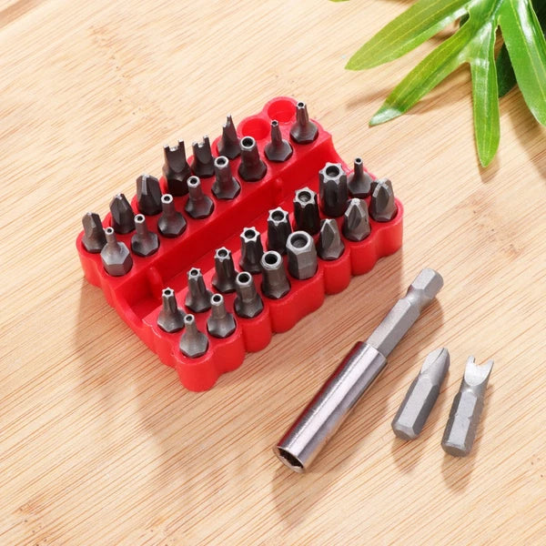 33 Pcs Hexagon Bit Industrial Screwdrivers Hexagonal Security Bits