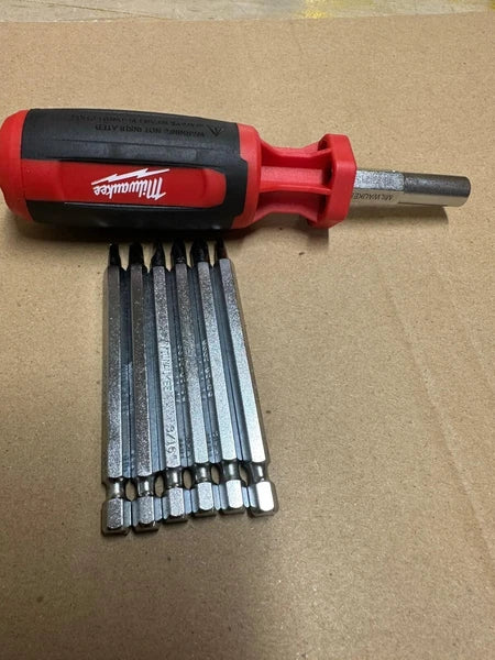 Milwaukee 48-22-2132 9-in-1 Square Drive Multi-bit Driver - New – Open box