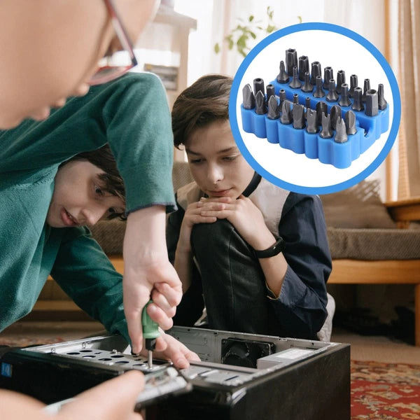 33 Pcs Hexagon Bit Industrial Screwdrivers Hexagonal Security Bits