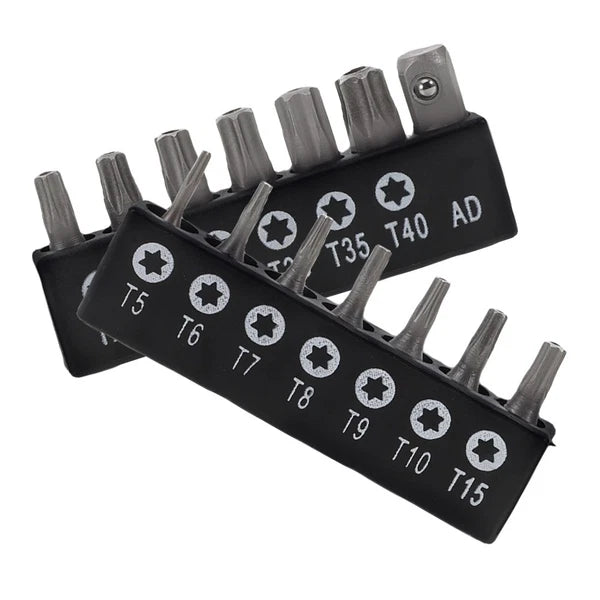14 Pcs Screwdriver Set Tamper Resistant Fastener Bit Secure Star Bits