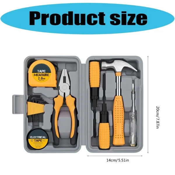 Multifunction Tool Set Heavy Duty Construction Compact Storage Ergonomic Design