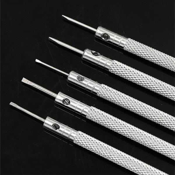 5PCS Precise Screwdrivers Watch Repair Tools Jewelry Screwdrivers Tools