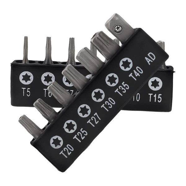 14 Pcs Screwdriver Set Tamper Resistant Fastener Bit Secure Star Bits