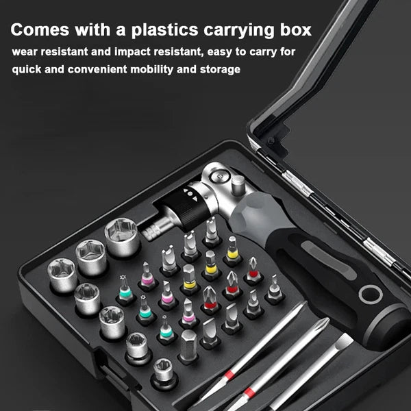 Ratchet Screwdriver Set Computer Repair Tools Box Multidirectional Repair Tools