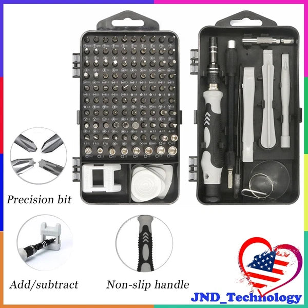 117 Pc Precision Screwdriver Set Tool Kit Torx For Laptop Watch Repair Tool Kit