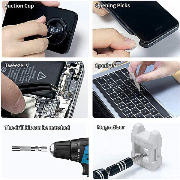 117 Pc Precision Screwdriver Set Tool Kit Torx For Laptop Watch Repair Tool Kit