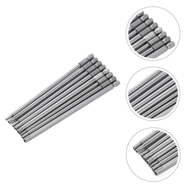 8 PCS/Set Hollow Combination Tamper Proof Screwdriver Kit Star 6 Point