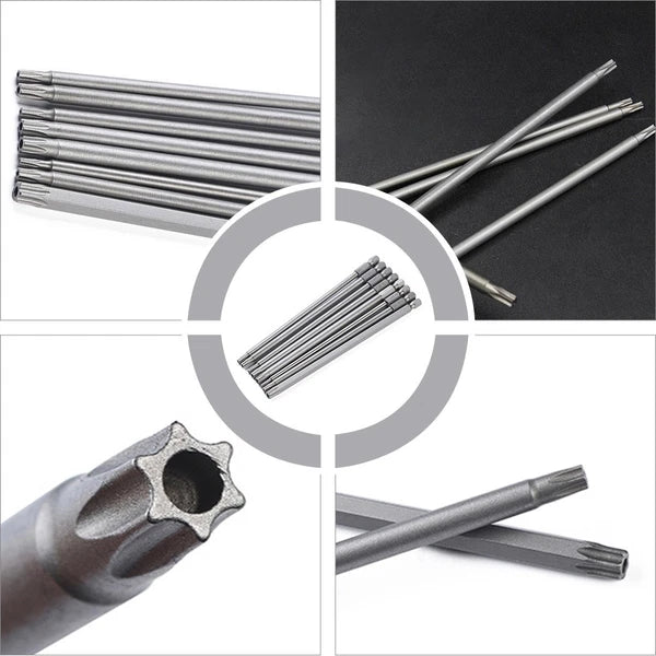 8 PCS/Set Hollow Combination Tamper Proof Screwdriver Kit Star 6 Point
