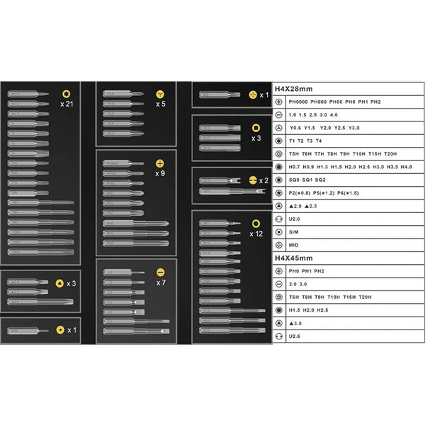 68 In 1 Cordless Electric Screwdriver Mini Power Precision Screwdriver Set Kits
