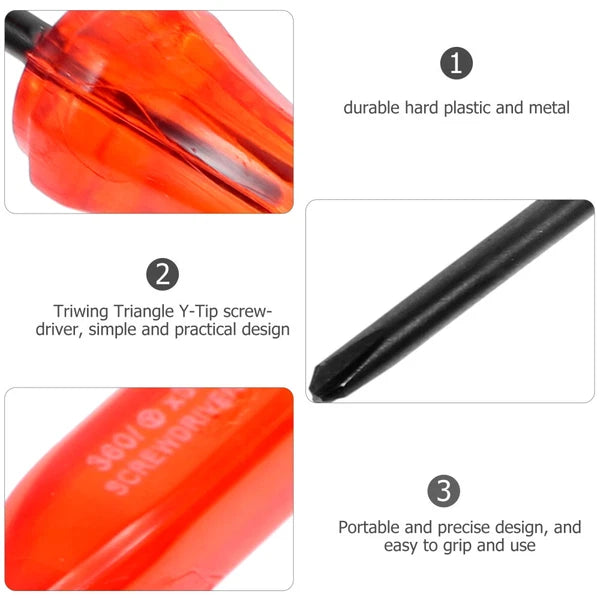 Screwdriver Tri Tip Set Y Wing Bit