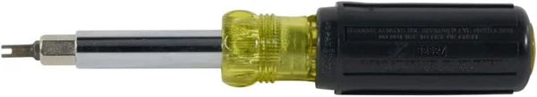 Versatile 11-in-1 Screwdriver/Nut Driver with Schrader Valve Bit—HVAC Essential