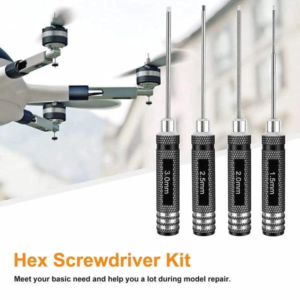 1.5mm / 2.0mm / 2.5mm / 3.0mm Hex Nut Screwdriver Set For drones Repair