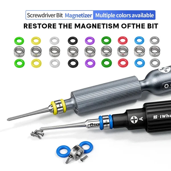 Screwdriver Head With Magnetic Anti-Slip Silicone Ring Mobile Phone Repair