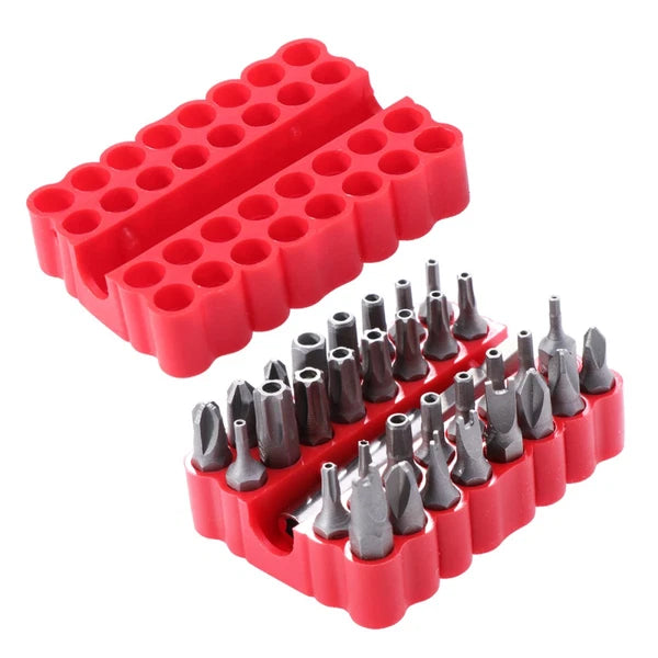 33 Pcs Hexagon Bit Industrial Screwdrivers Hexagonal Security Bits