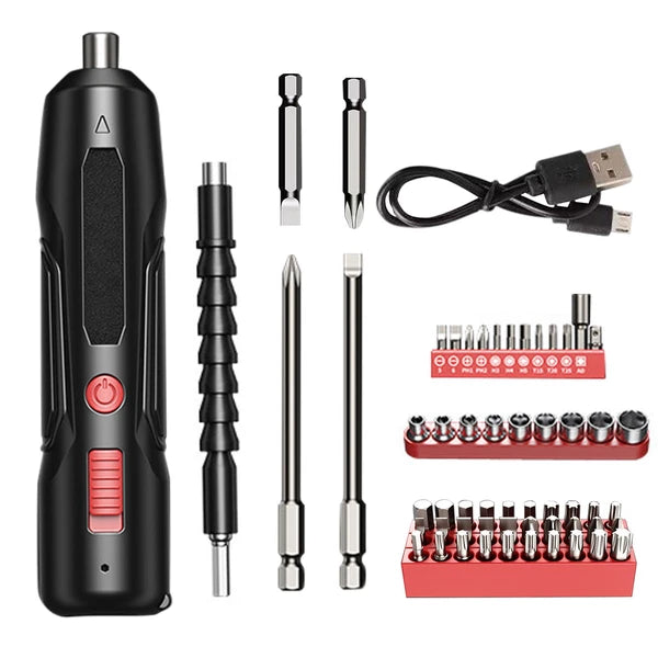 Cordless Screwdriver Set, Electric Screwdriver Battery Electric Combi Screwdrive