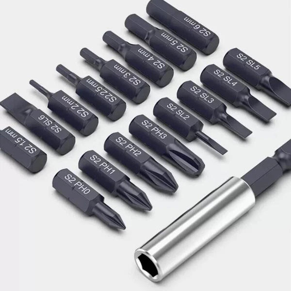 17Pcs Security Tamper Proof Bit Set Magnetic Holder Screwdriver Bits A/B/C/D Set