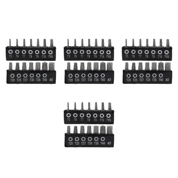 14 Pcs Screwdriver Set Tamper Resistant Fastener Bit Secure Star Bits