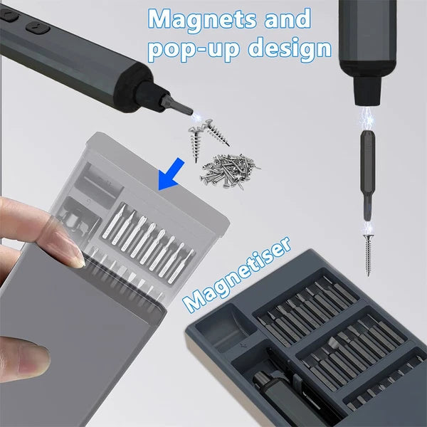 68 In 1 Cordless Electric Screwdriver Mini Power Precision Screwdriver Set Kits