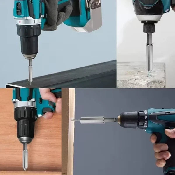 1/20X Magnetic Screwdriver Bit Holder Set Hex Shank Extension Carbon Steel Quick