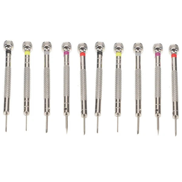 Flat Screwdriver Set Watch Fixing Tool Kit Eyeglass Repair Travel Tools