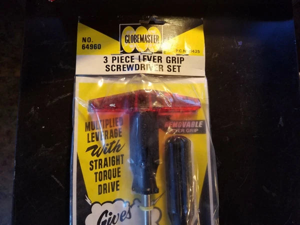 Globemaster lever grip screwdriver Set, 3-Piece