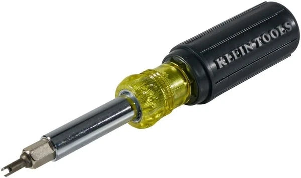 Versatile 11-in-1 Screwdriver/Nut Driver with Schrader Valve Bit—HVAC Essential
