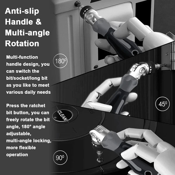 Ratchet Screwdriver Set Computer Repair Tools Box Multidirectional Repair Tools