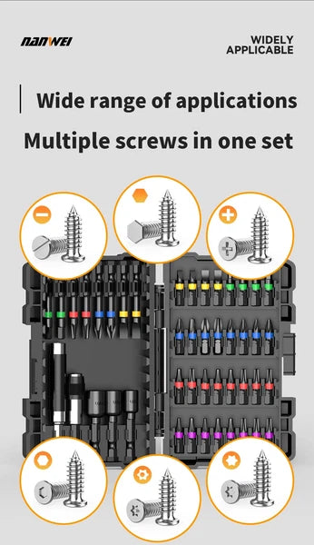 Deluxe Screwdriver Case Home Work Screw Repair Kit Multifunction Screwdriver