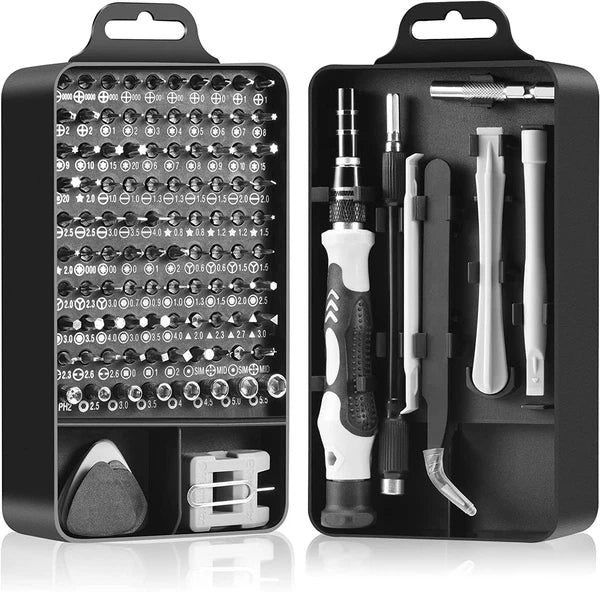 Precision Screwdriver Set, Professional Grade 115 in 1 Magnetic Repair Tool Kit