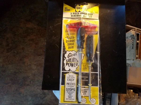 Globemaster lever grip screwdriver Set, 3-Piece