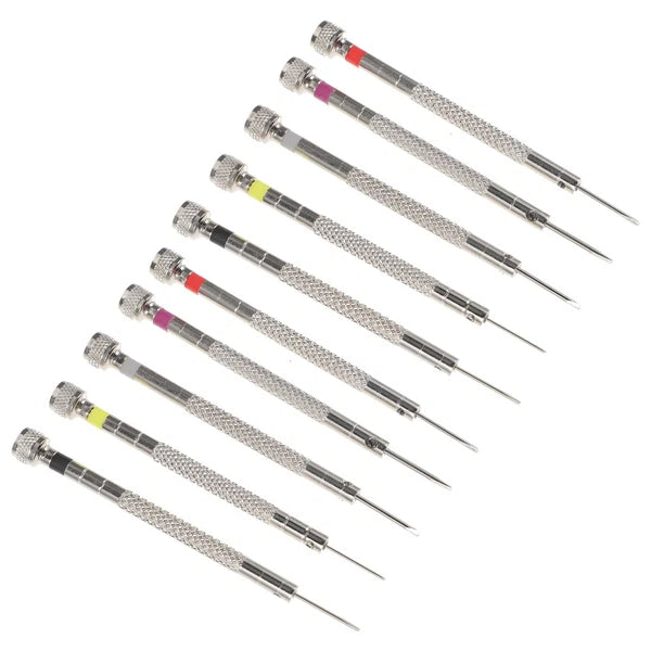 Flat Screwdriver Set Glasses Tools Adjust Watch Screwdrivers Eyeglass