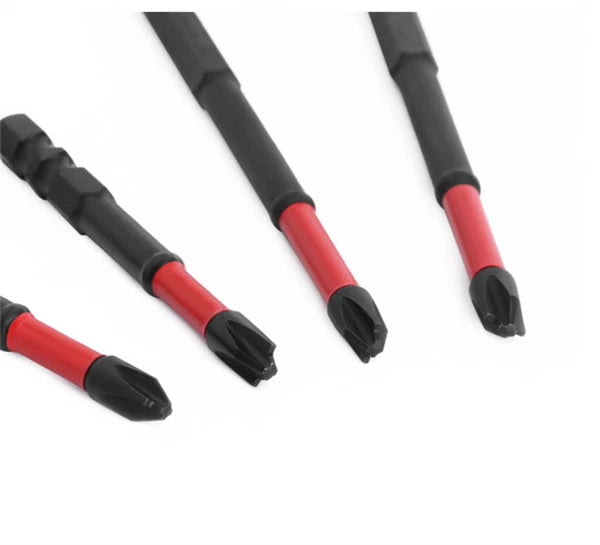 5PC FPH2 Impact Screwdriver Bit Set-S2 Steel 65mm & 110mm Slotted Heads 2025 NEW