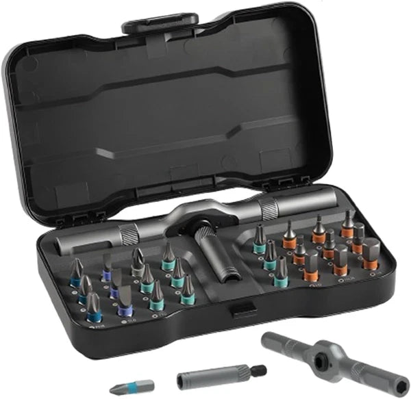 24-In-1 Ratchet Screwdriver Set, Magnetic Precision Bits with Detachable Hand...