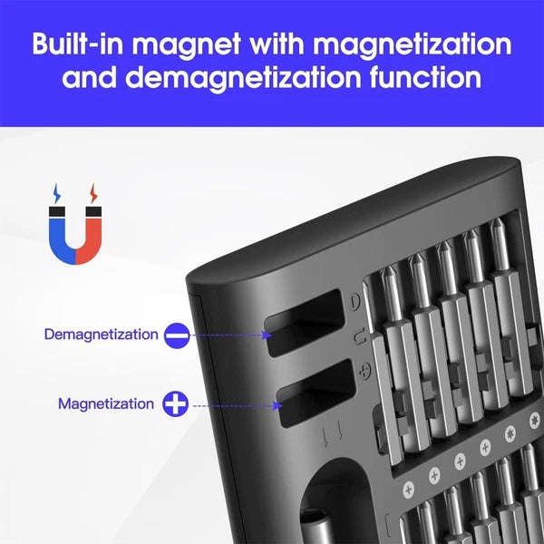 51 in 1 Precision Screwdriver Set, Portable Screwdriver Set with 48 Magnetic 5b