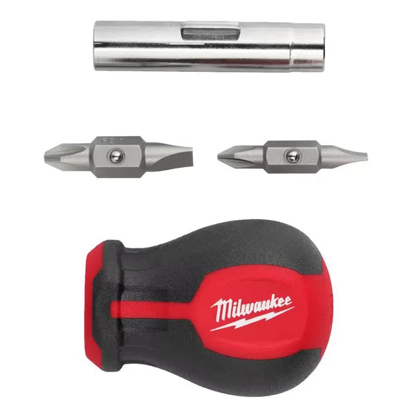 6-In-1 Stubby Multi-Bit Screwdriver