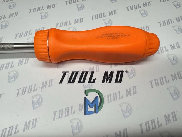 Snap-on Tools USA NEW ORANGE Hard Handle Ratcheting Screwdriver w/Bits SSDMR4B